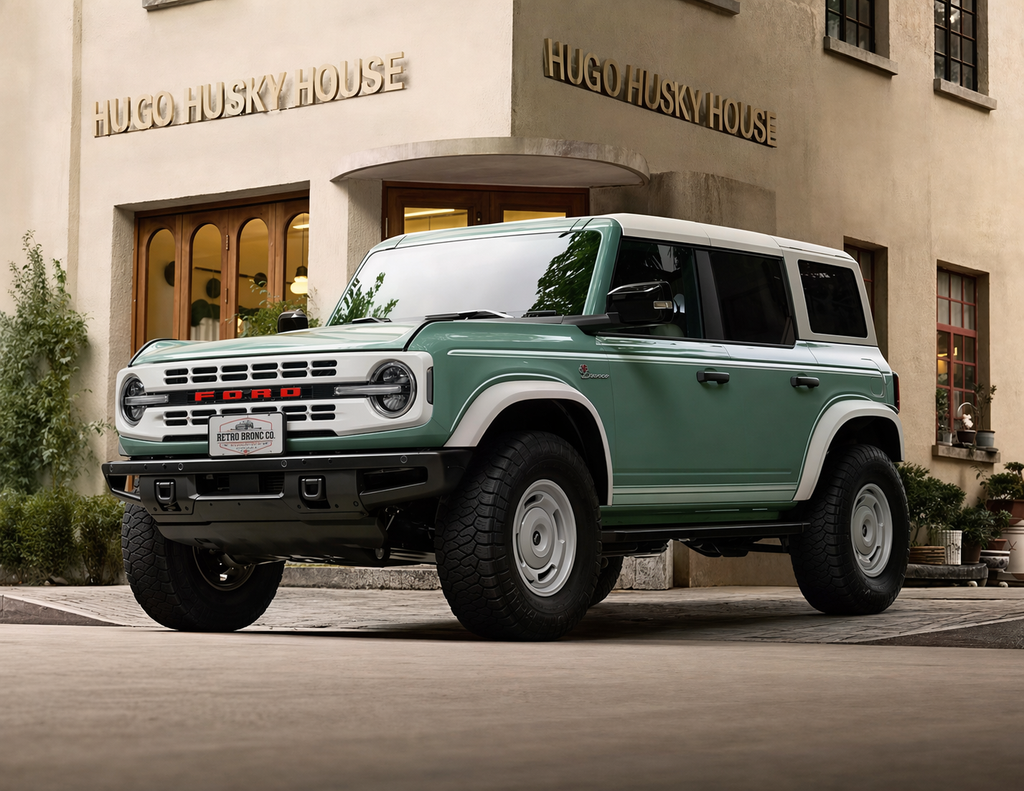 Bronco Paint-Ready Slim Square Fender Flares for Heritage / Everglades / Stroppe Edition (2020-2025)