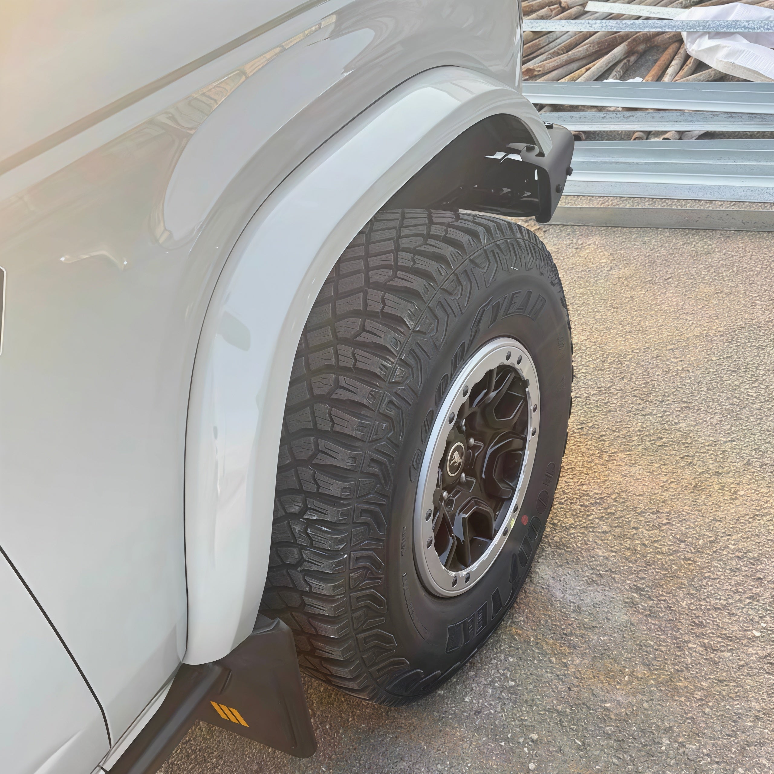 Bronco Paint-Ready Slim Square Fender Flares for Heritage / Everglades / Stroppe Edition (2020-2025)