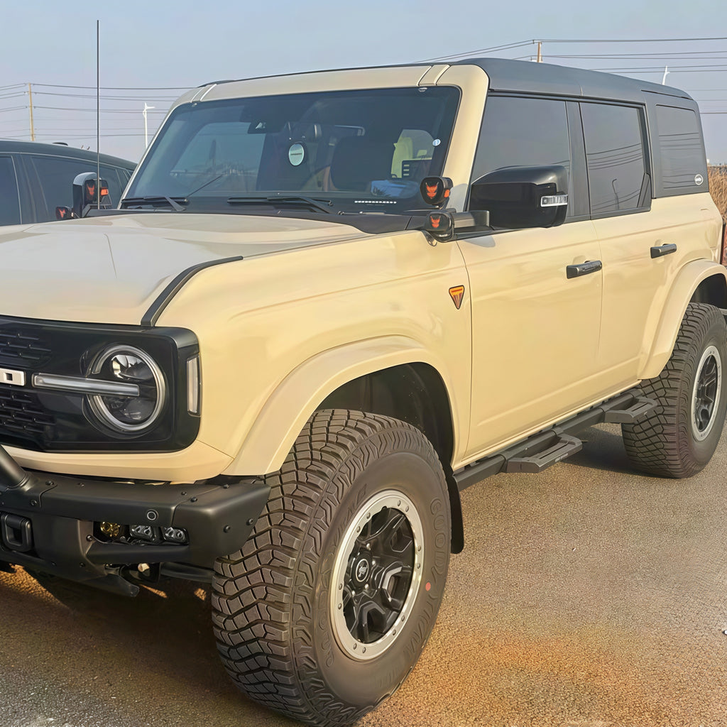 Bronco Paint-Ready Slim Square Fender Flares for Heritage / Everglades / Stroppe Edition (2020-2025)