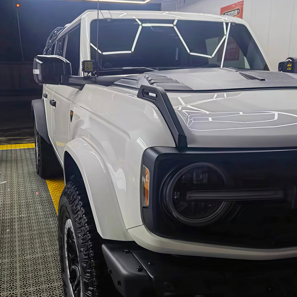 Bronco Paint-Ready Slim Square Fender Flares for Heritage / Everglades / Stroppe Edition (2020-2025)