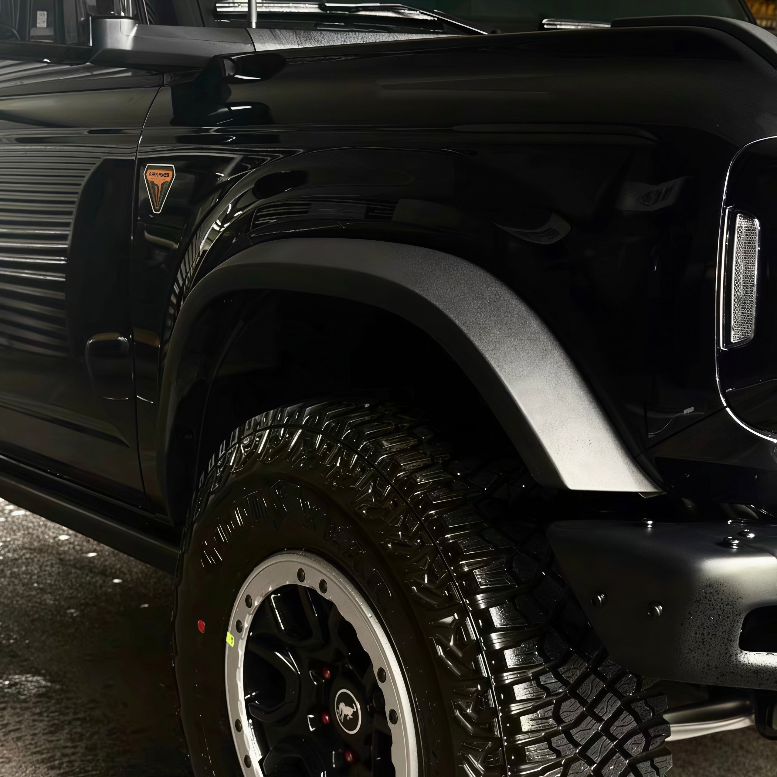 Bronco Paint-Ready Slim Square Fender Flares for Heritage / Everglades / Stroppe Edition (2020-2025)