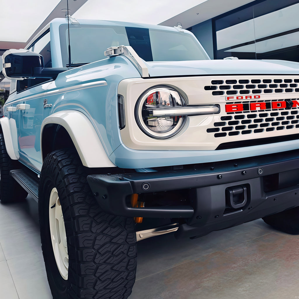 Bronco Paint-Ready Slim Square Fender Flares for Heritage / Everglades / Stroppe Edition (2020-2025)
