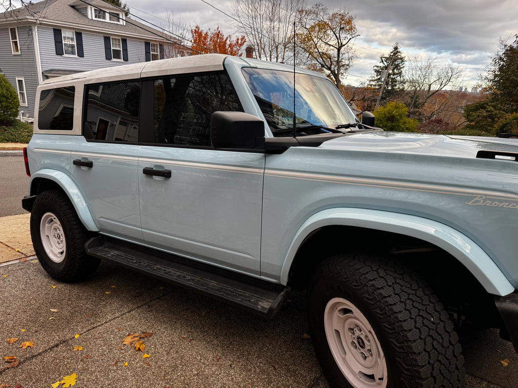 Bronco Paint-Ready Slim Square Fender Flares for Heritage / Everglades / Stroppe Edition (2020-2025)