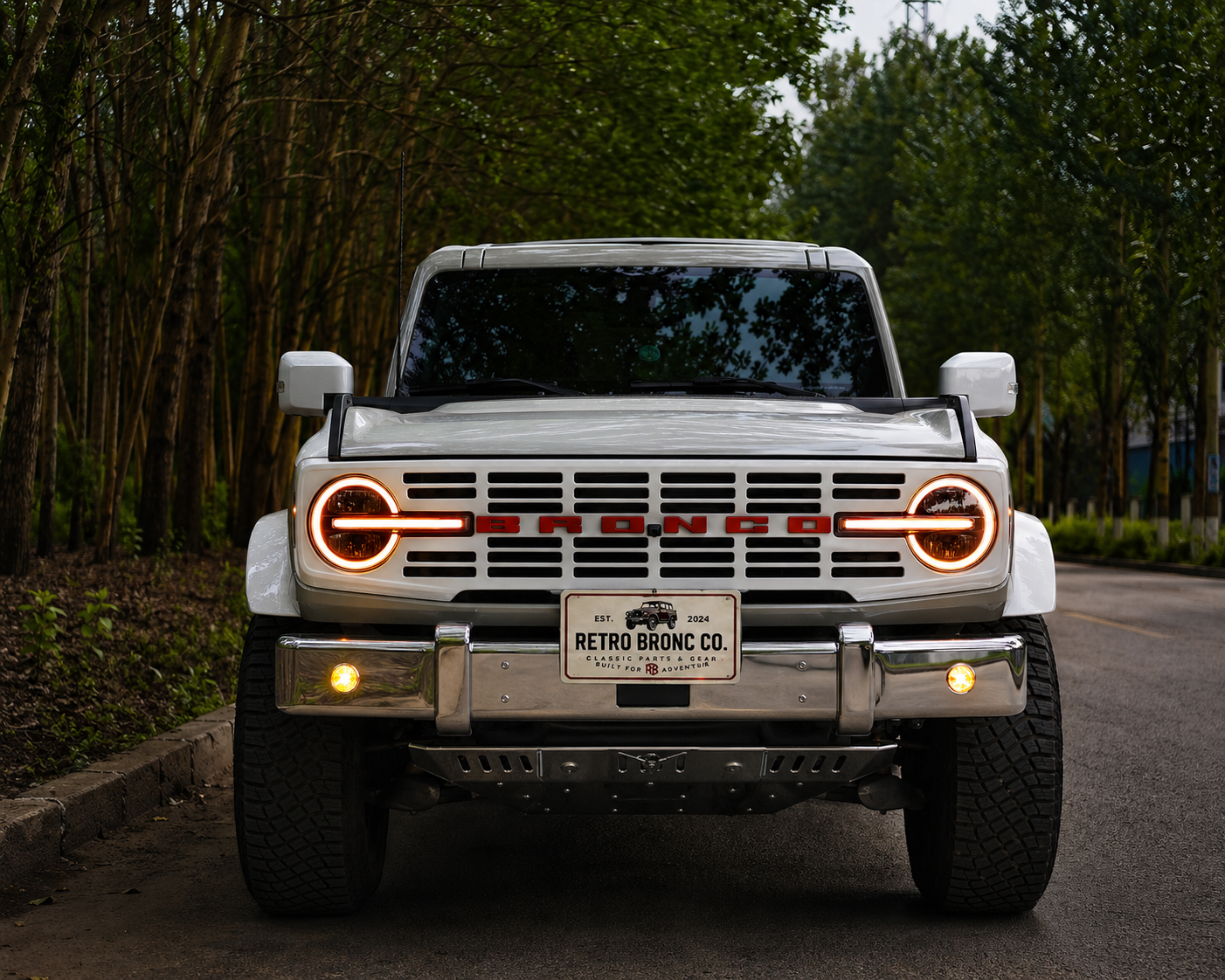 Retro Chrome Exterior Kit for Ford Bronco (2020–2025)